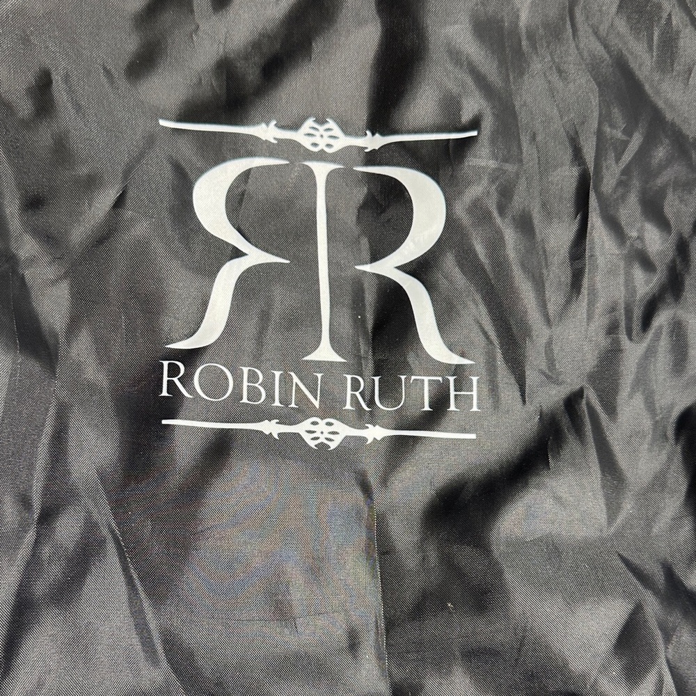 Robin Ruth Black Logo Backpack - Picture 2 of 5